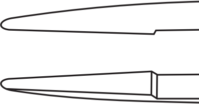 Jyale Tying Forceps, Curved